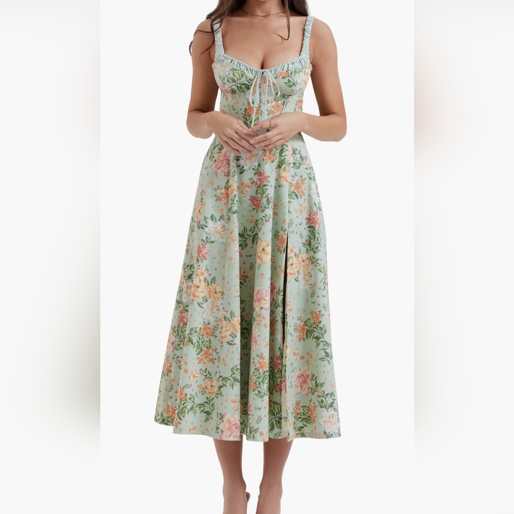 House of CB Sabrina Fit & Flare Dress size Large